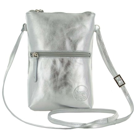 Citybag metallicskinn silver