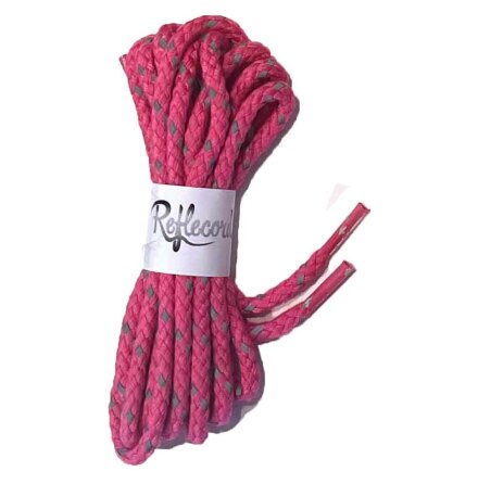 Skosnren i reflex ,runt 120 cm, cerise